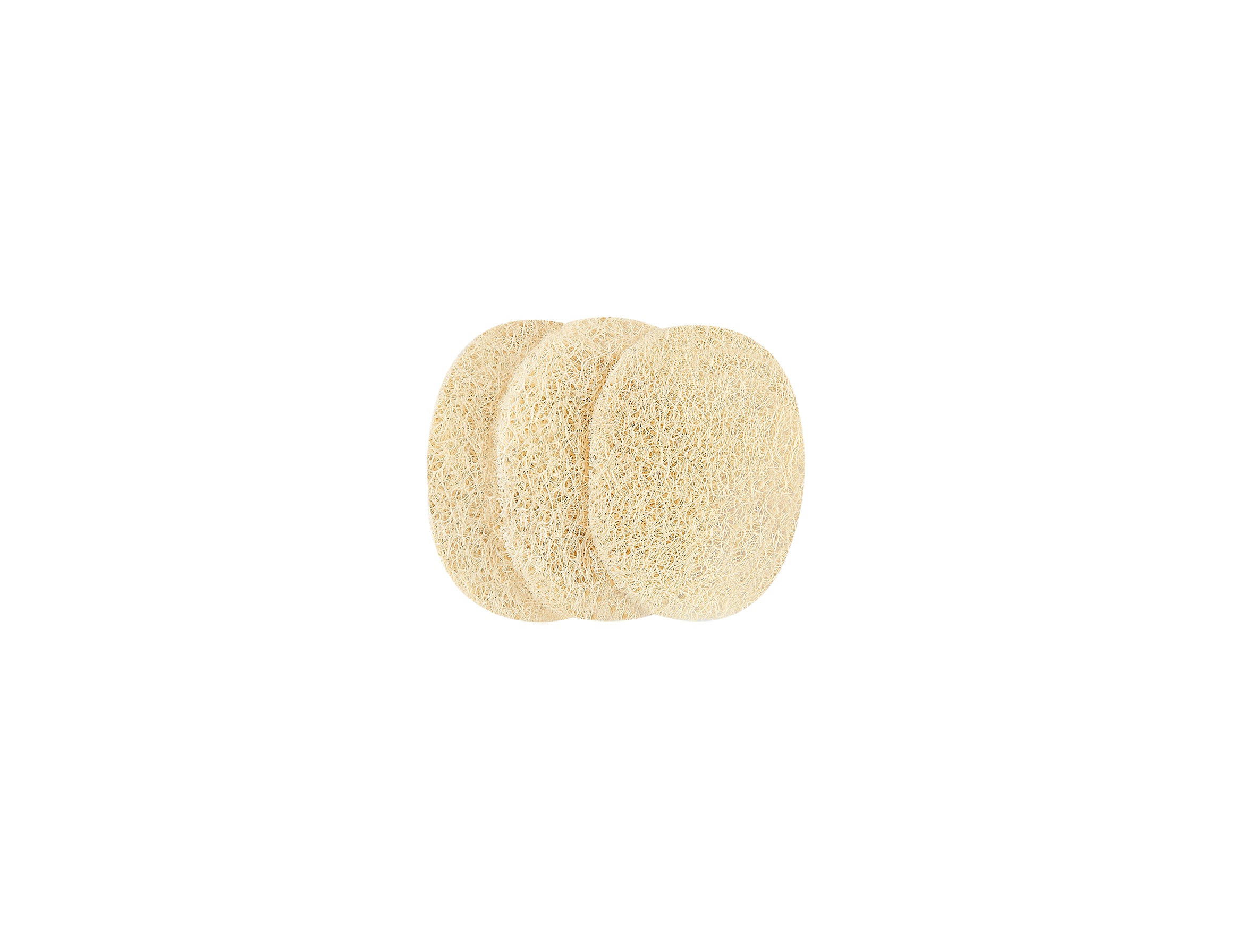 Loofah Exfoliating and Scrubbing Pads (3-Pack)