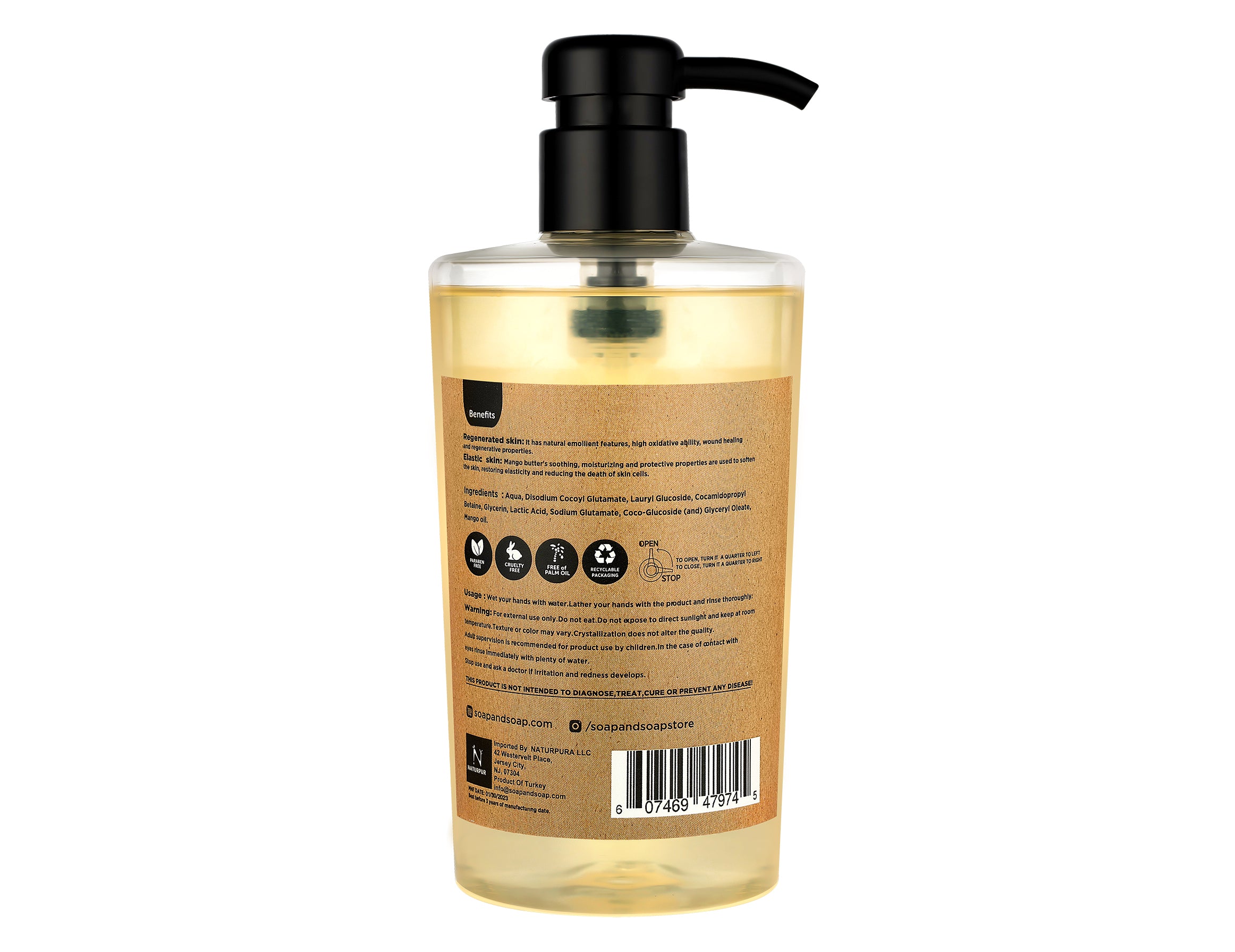 Mango Liquid Hand Soap 16.9 FL OZ