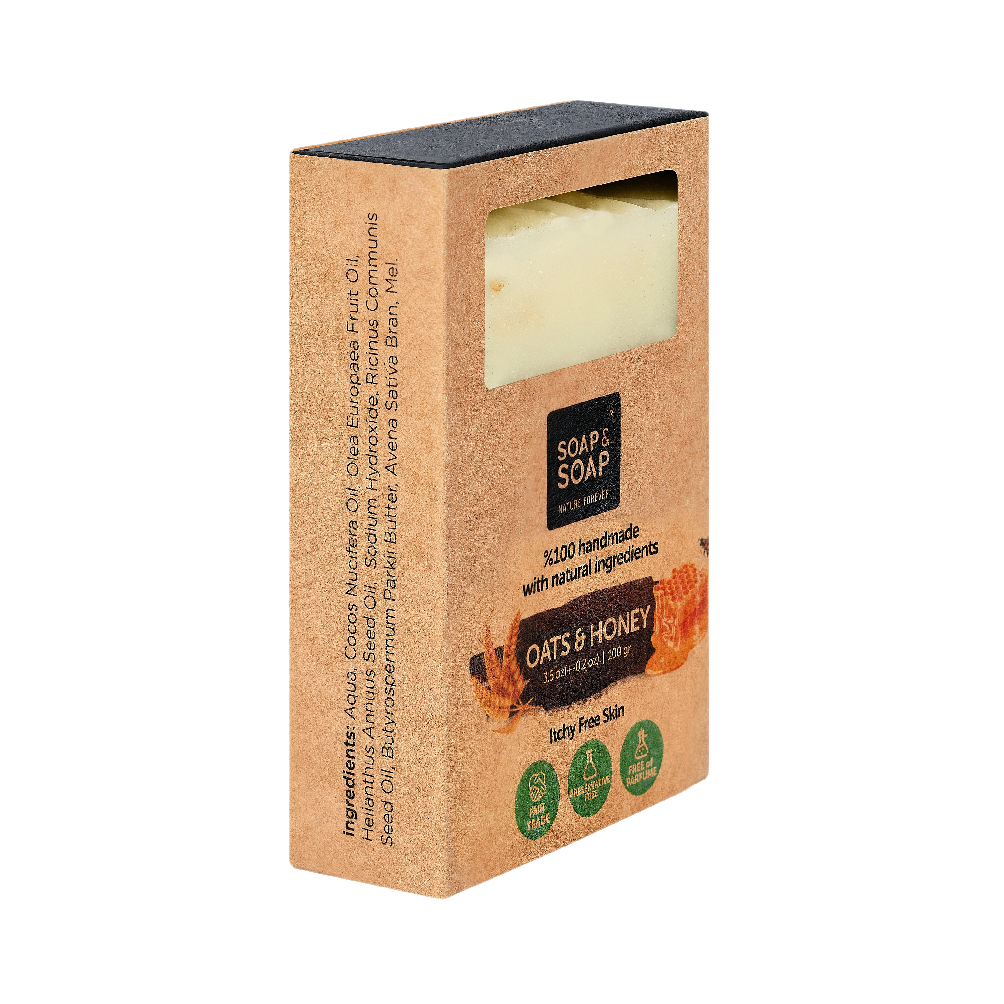 Oats and Honey Handmade Bar Soap