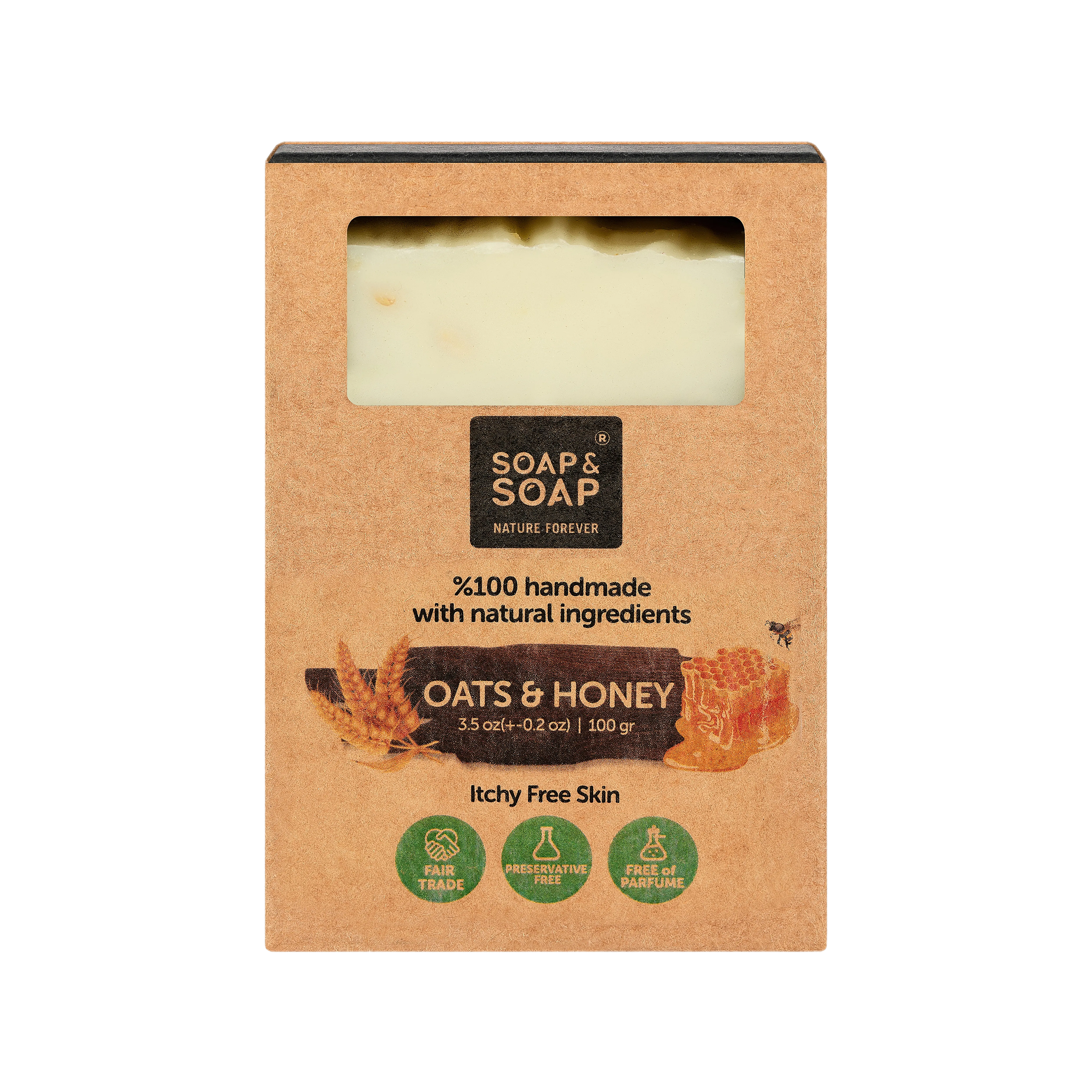 Oats and Honey Handmade Bar Soap
