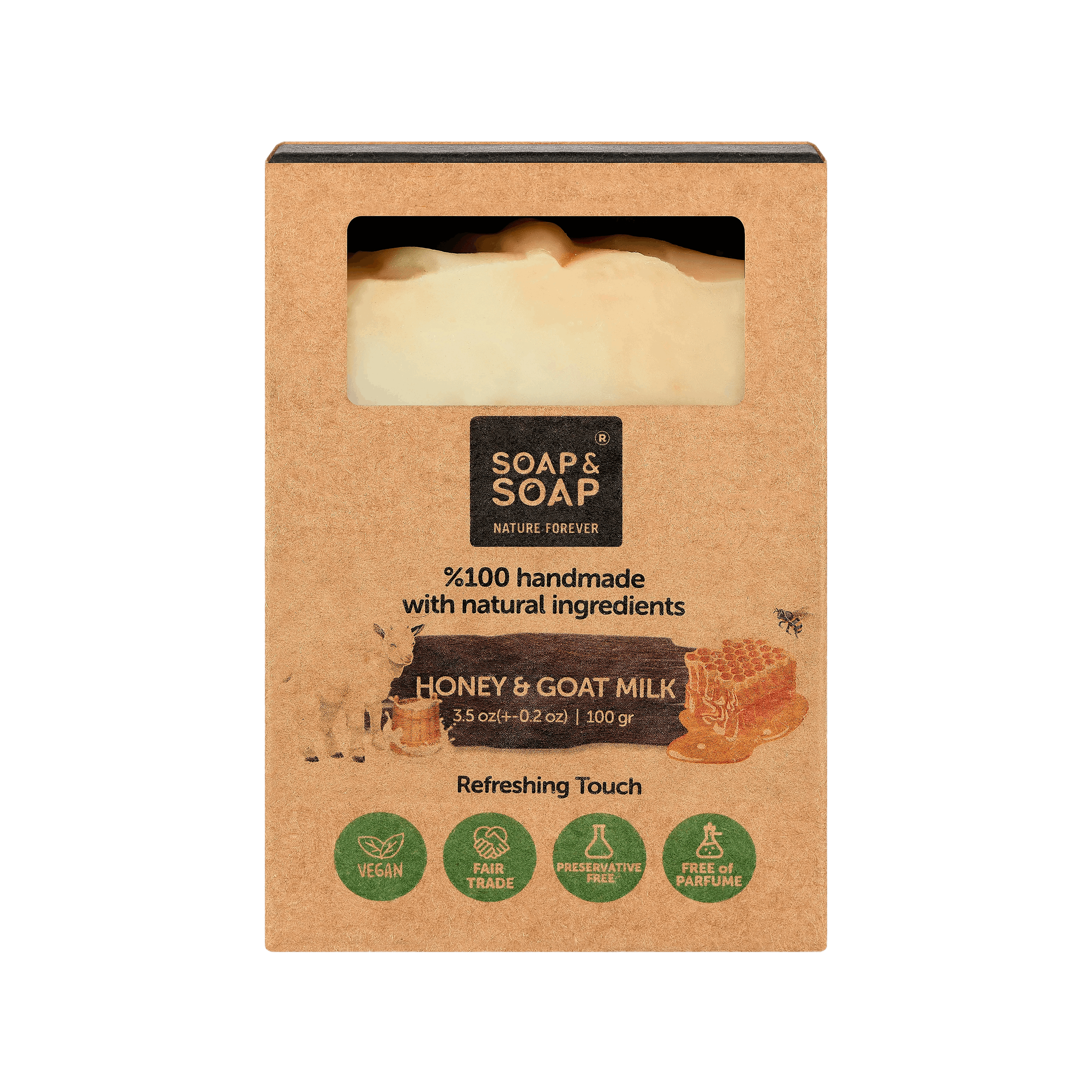 Honey and Goat Milk Handmade Bar Soap