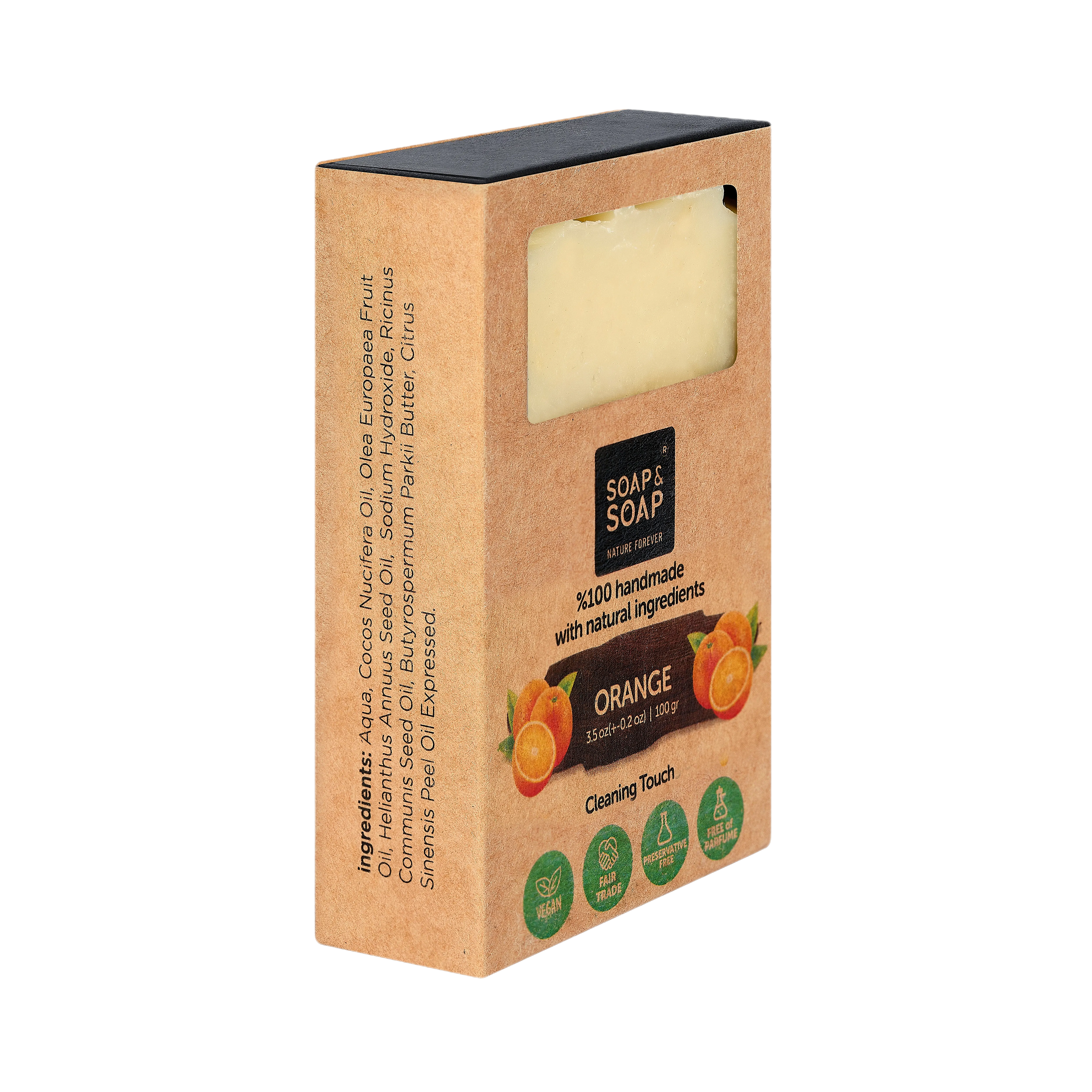 Orange Handmade Bar Soap