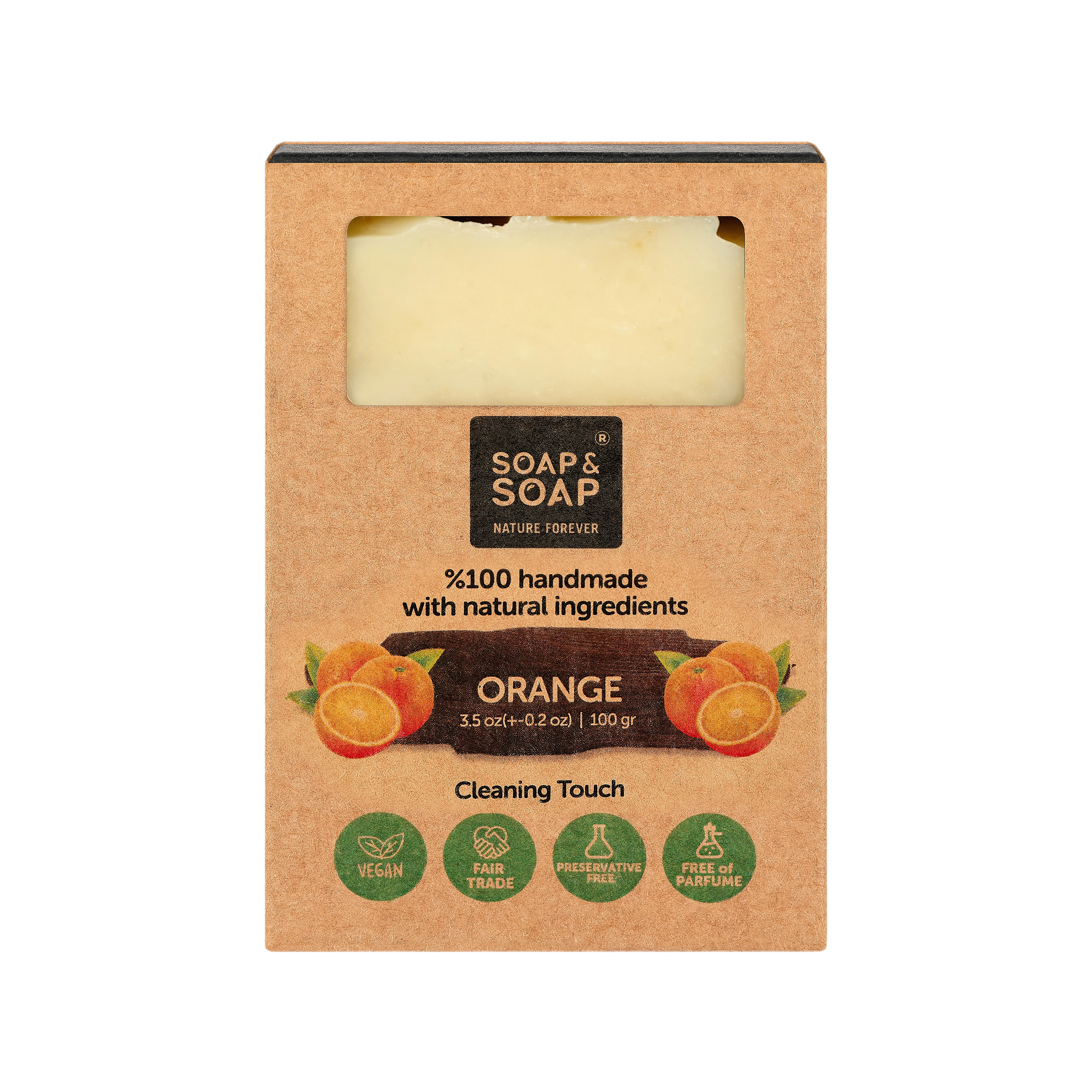 Orange Handmade Bar Soap