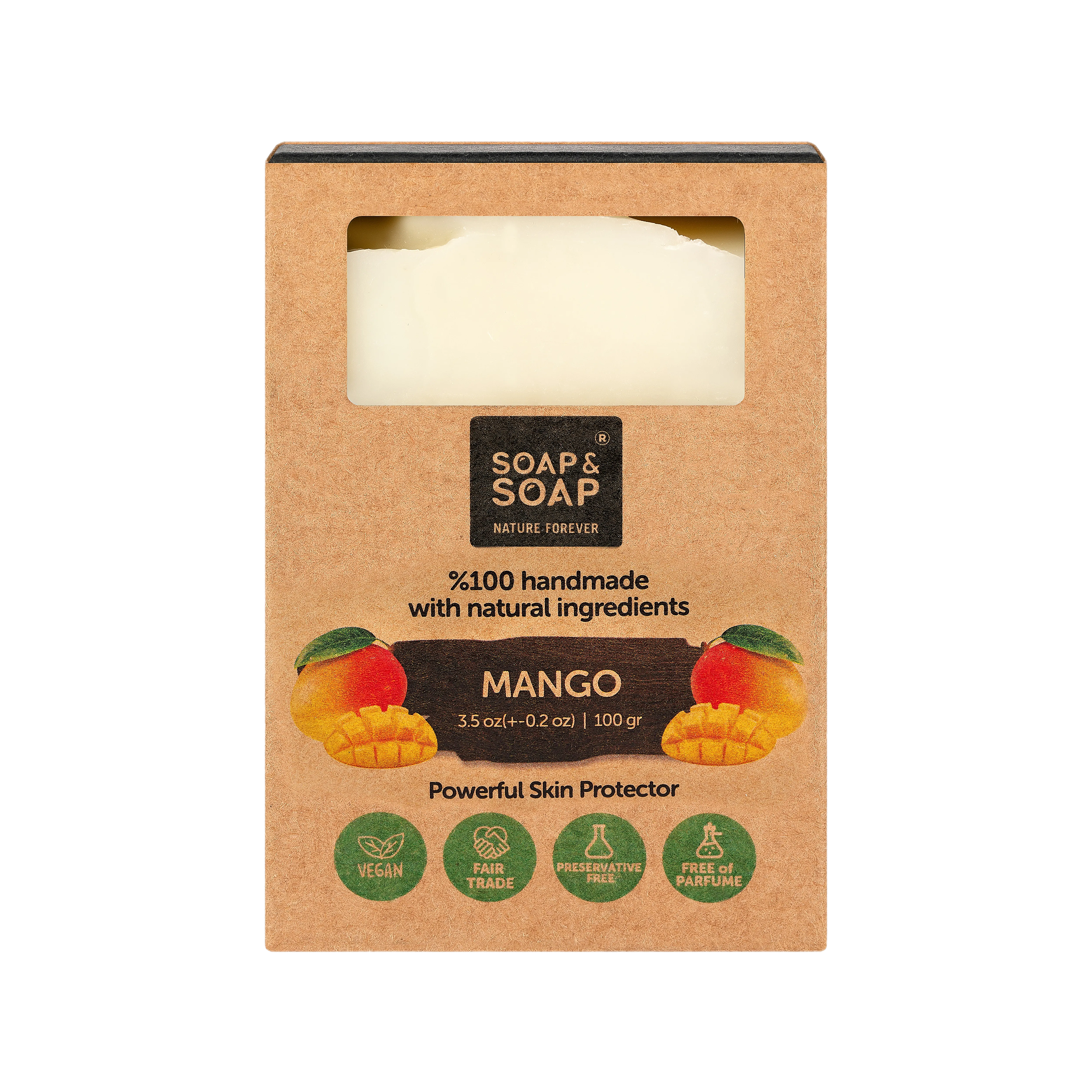 Mango Bar Soap - 100% Natural Handmade