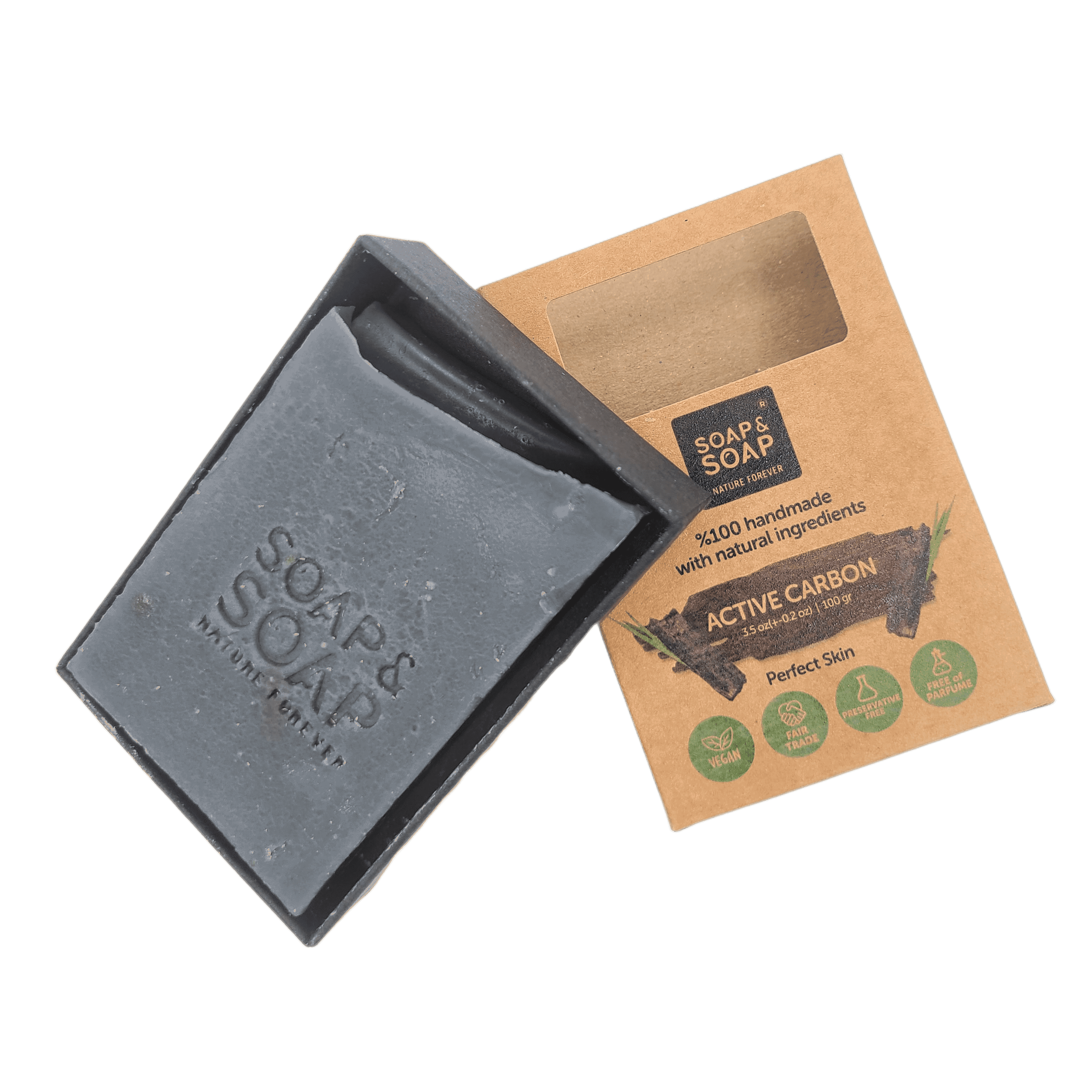 CARBON 3.5 oz (100 gr) - Soap&Soap