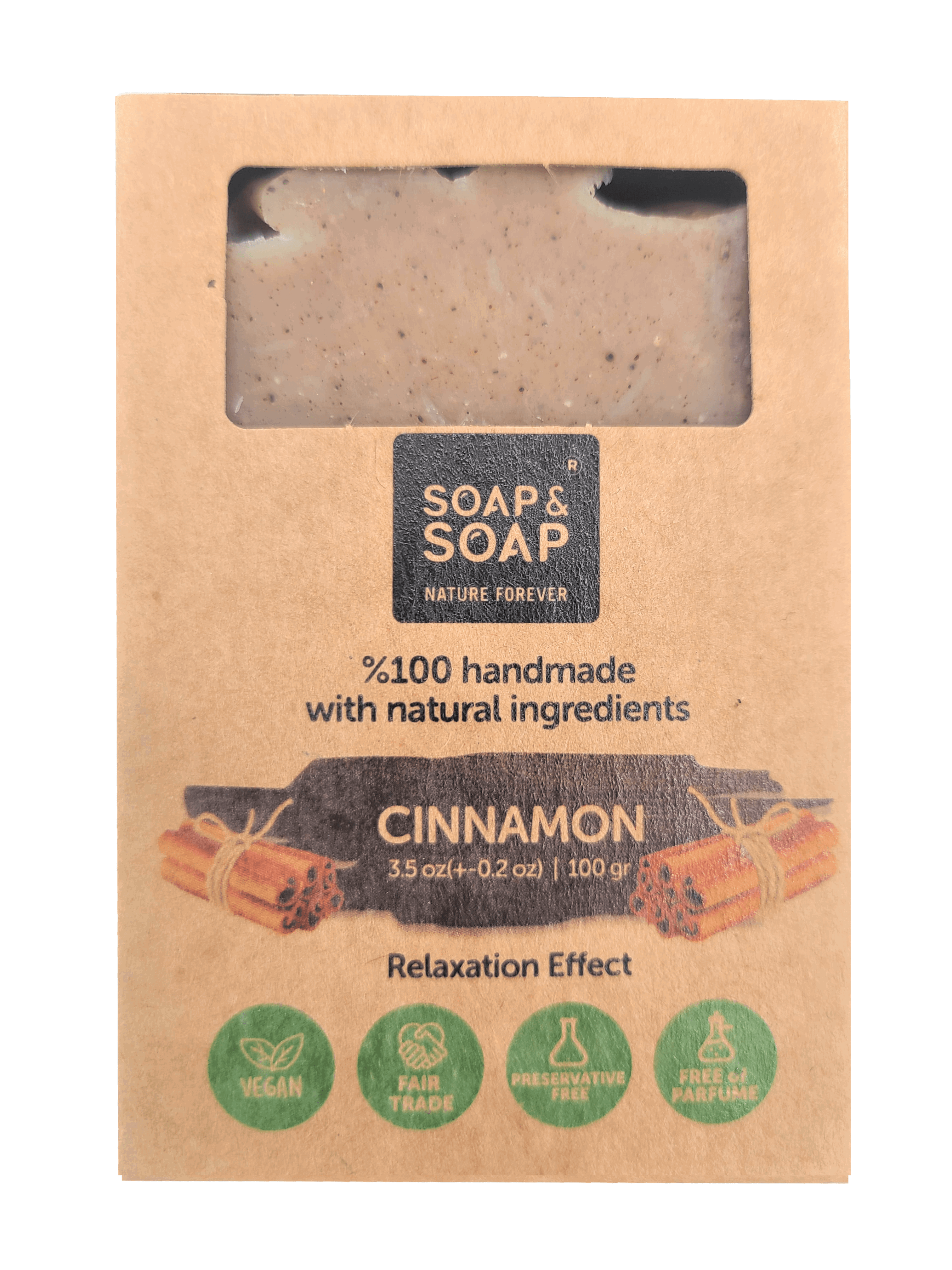 CINNAMON 3.5 oz (100 gr) - Soap&Soap