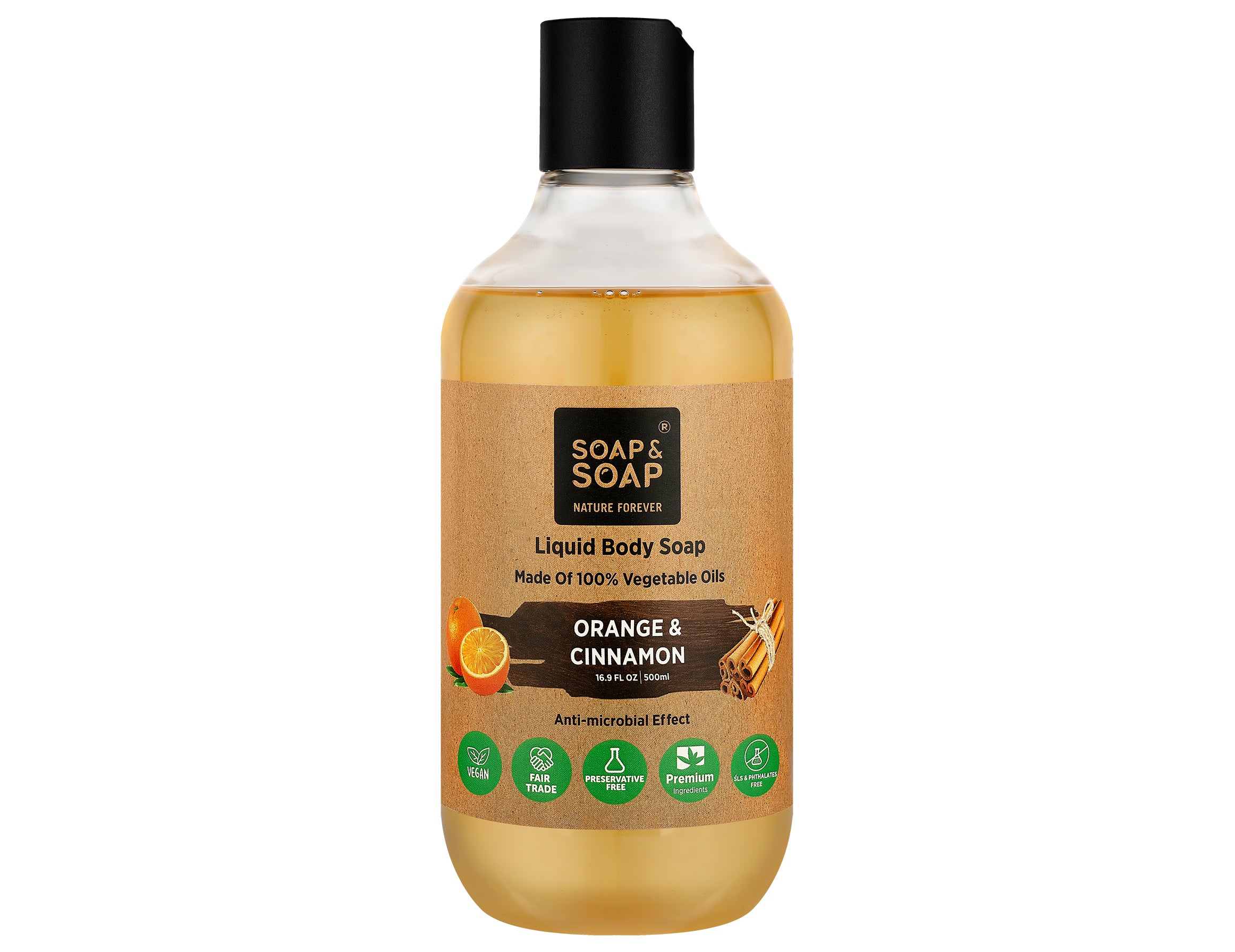 4-Piece Warm & Cozy Aromatherapy Collection Handmade Bar Soap, Orange Cinnamon Body Wash, Orange Cinnamon Hand Wash & Aromatherapy Candle – Warm Spiced Citrus Gift Set for Fall, Winter & Holidays