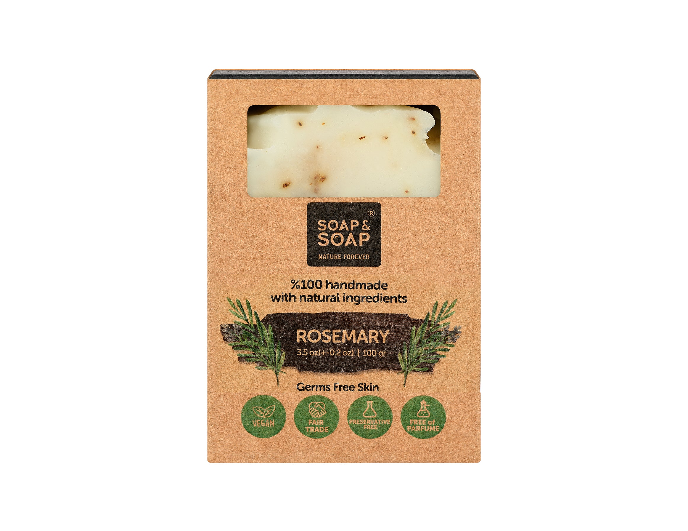 Anti-Stress Aromatherapy Pack – Lavender, Rosemary & Chamomile-Inspired Herbal Soaps + Loofah – Calming Natural Spa Set