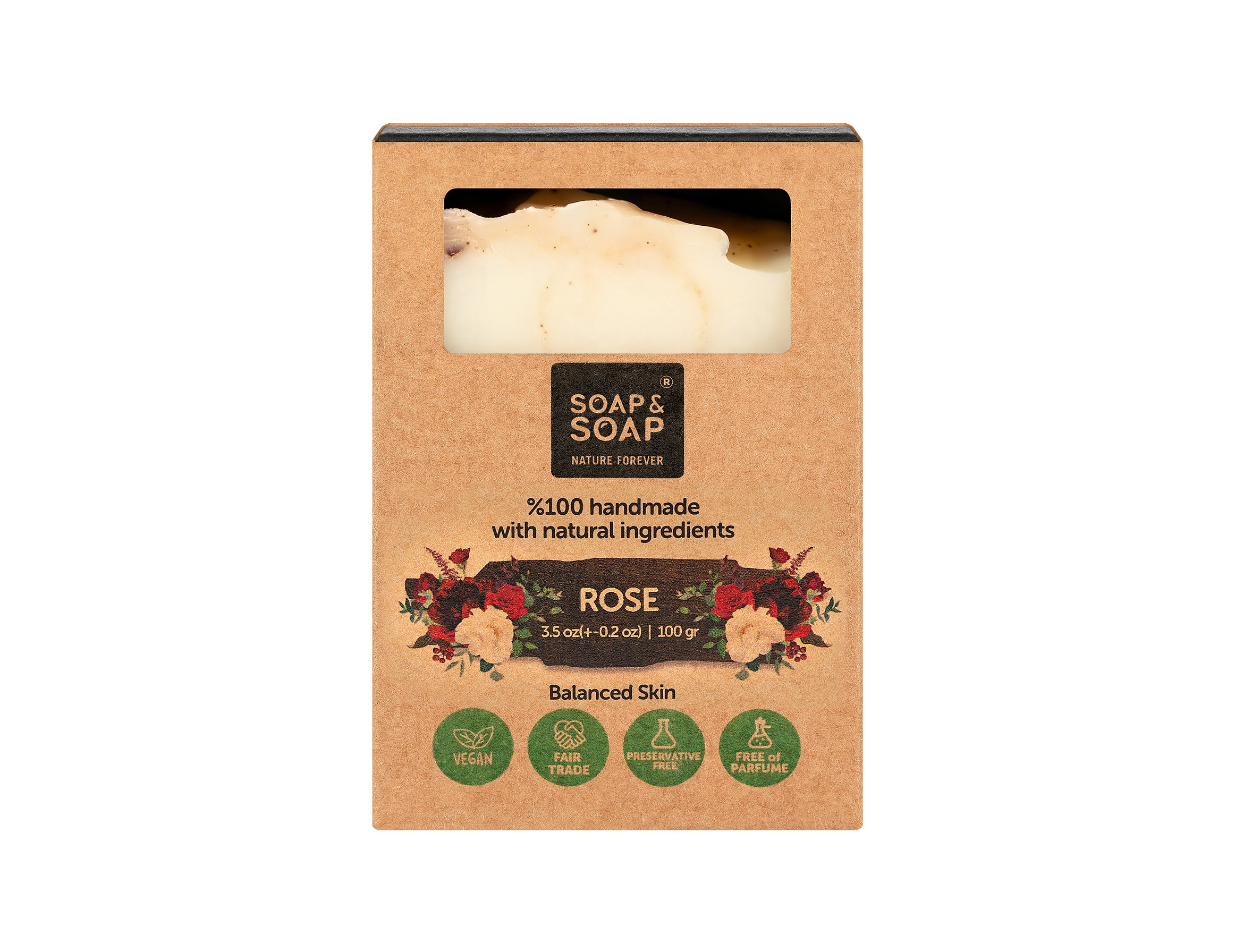Moisturizing Soap Gift Box – Shea Butter, Mango, Apricot & Rose Handmade Bars