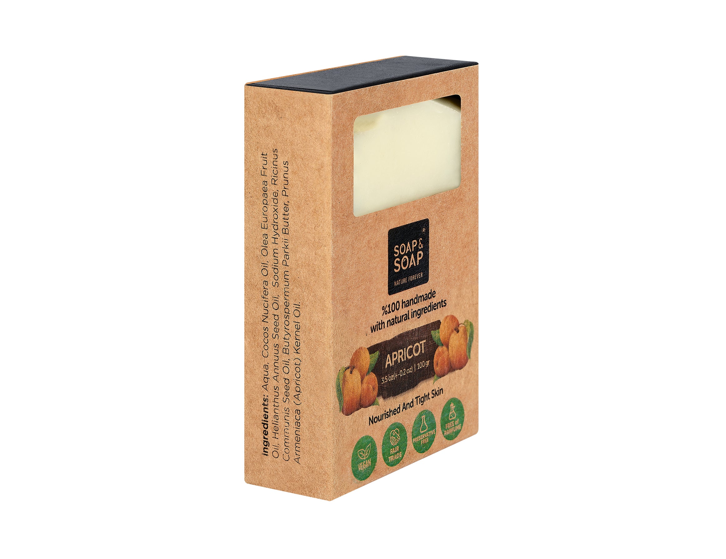 Moisturizing Soap Gift Box – Shea Butter, Mango, Apricot & Rose Handmade Bars