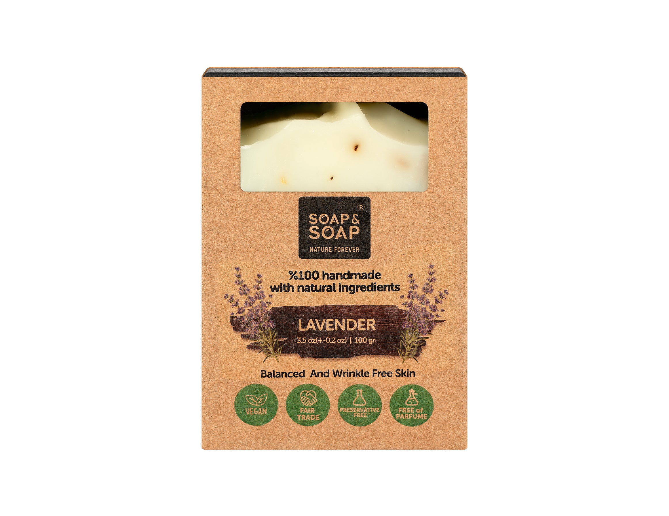 Anti-Stress Aromatherapy Pack – Lavender, Rosemary & Chamomile-Inspired Herbal Soaps + Loofah – Calming Natural Spa Set